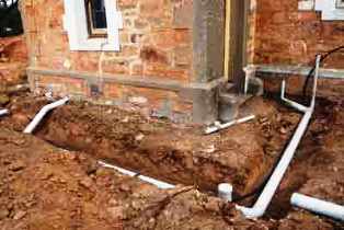 outside drainage Penge